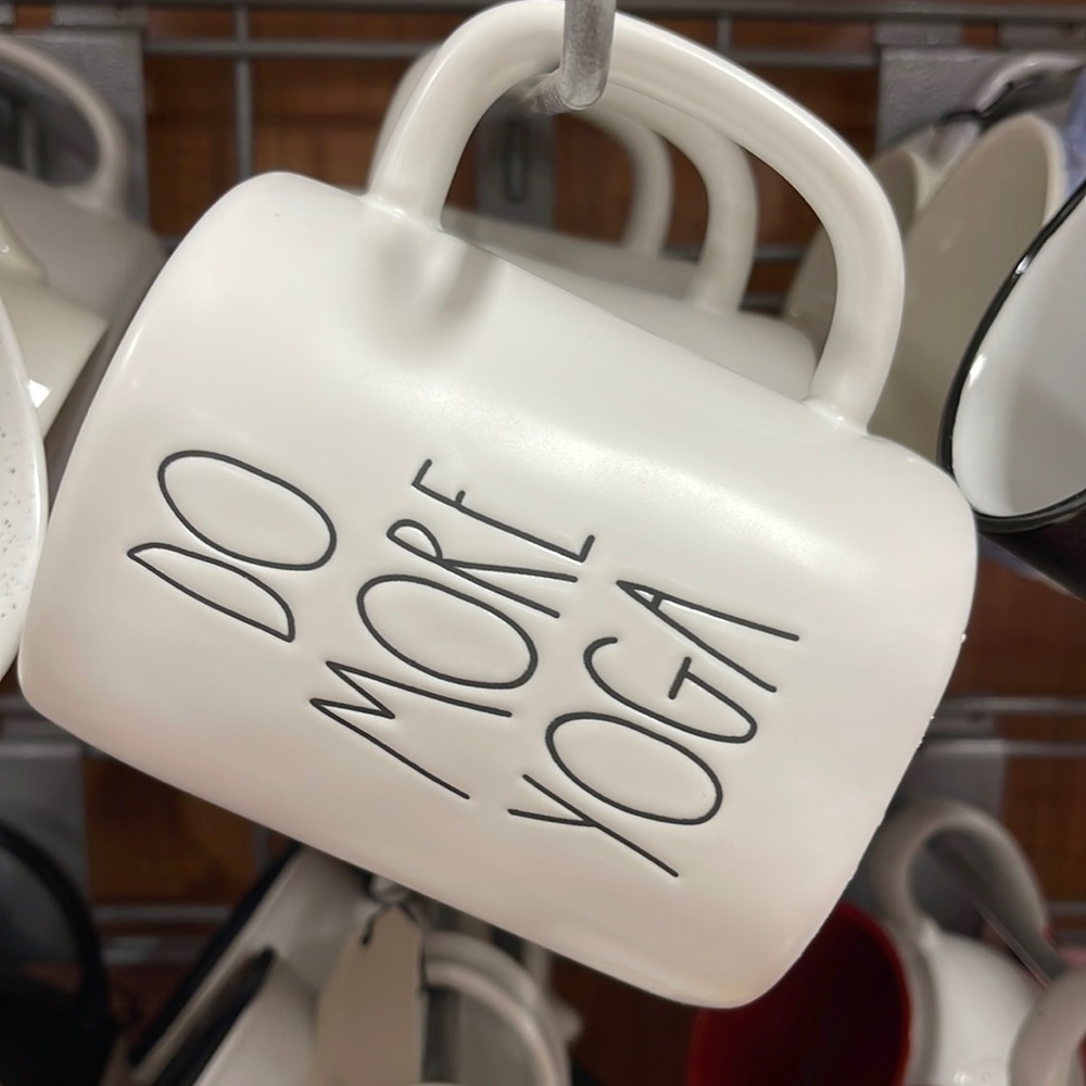 RAE DUNN “DO MORE  YOGA” MUG